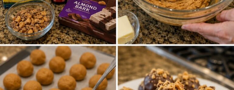 NO BAKE BUTTERFINGER BALLS