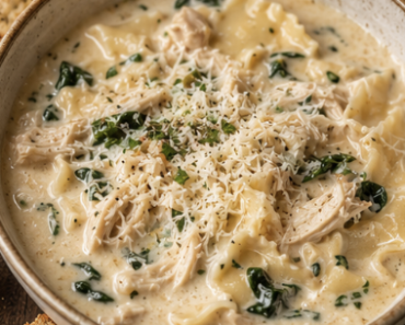 Chicken Alfredo Lasagna Soup
