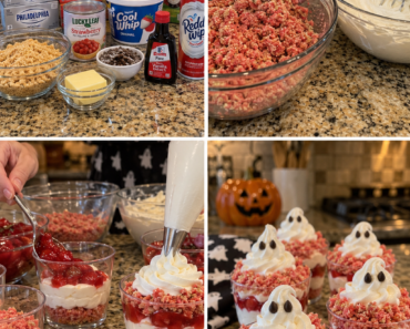 Strawberry Ghost Cups