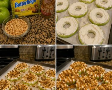 Butterfinger Caramel Apple Bites