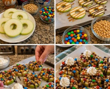 Caramel Apple Nacho Rings