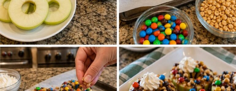 Caramel Apple Nacho Rings