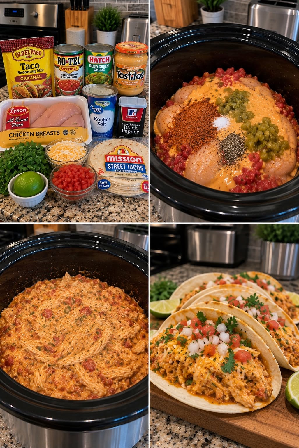 Queso Chicken Tacos.26