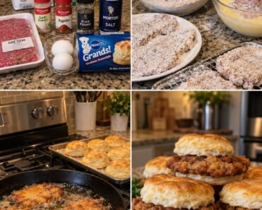Chicken Fried Steak Biscuit Sliders