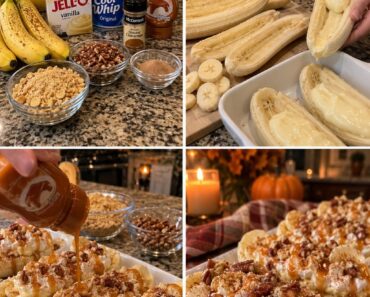 Fall Banana Pudding Boats