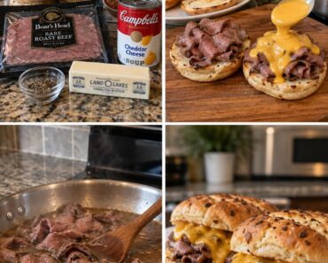 Roast Beef Cheddar Melts