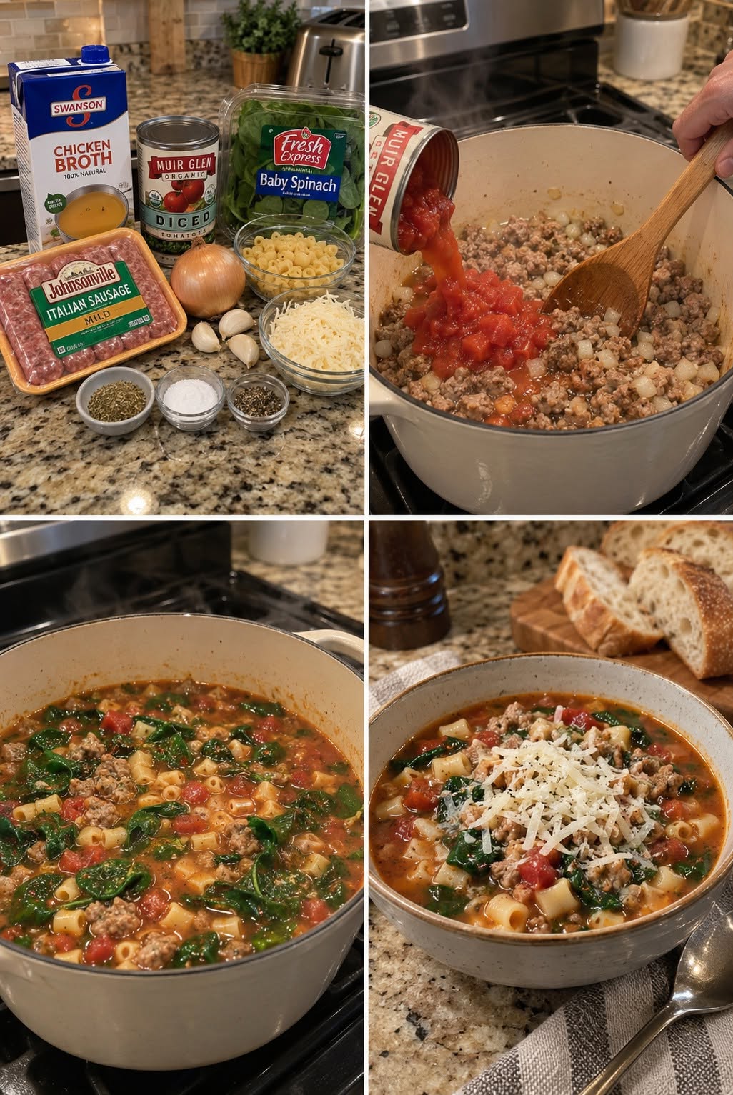 Sausage Spinach Soup.26