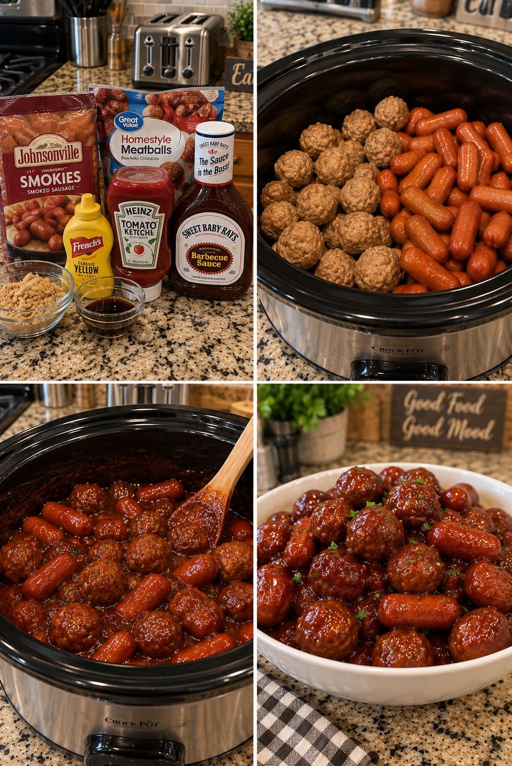 BBQ Meatballs and Smokies.26