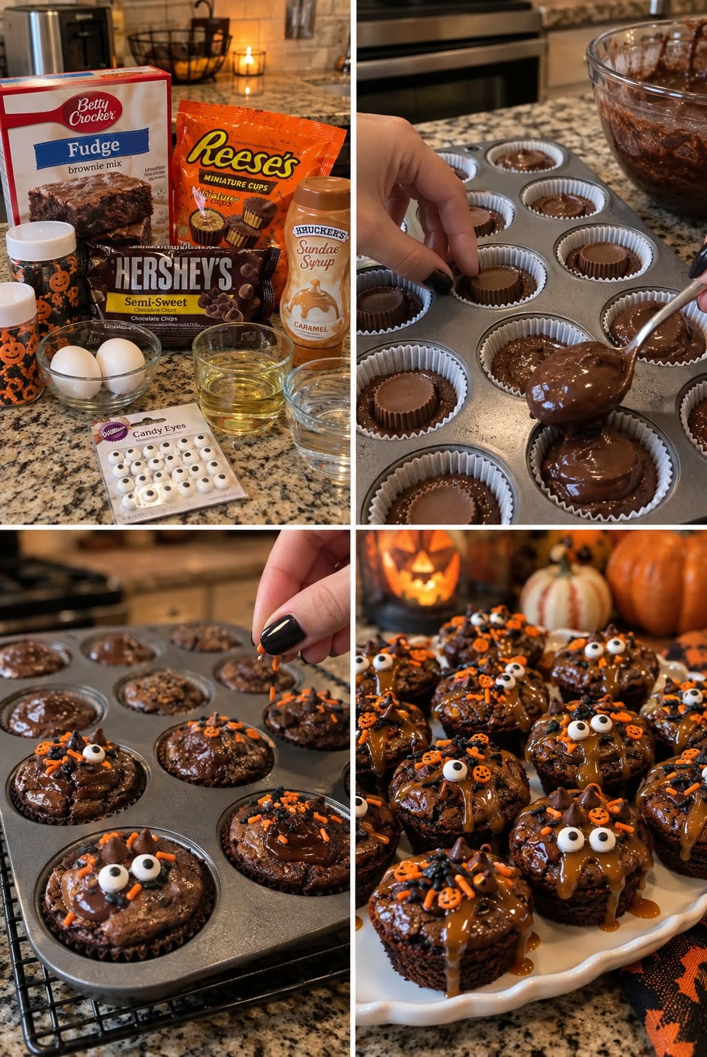 Reeses Monster Brownie Bites.26