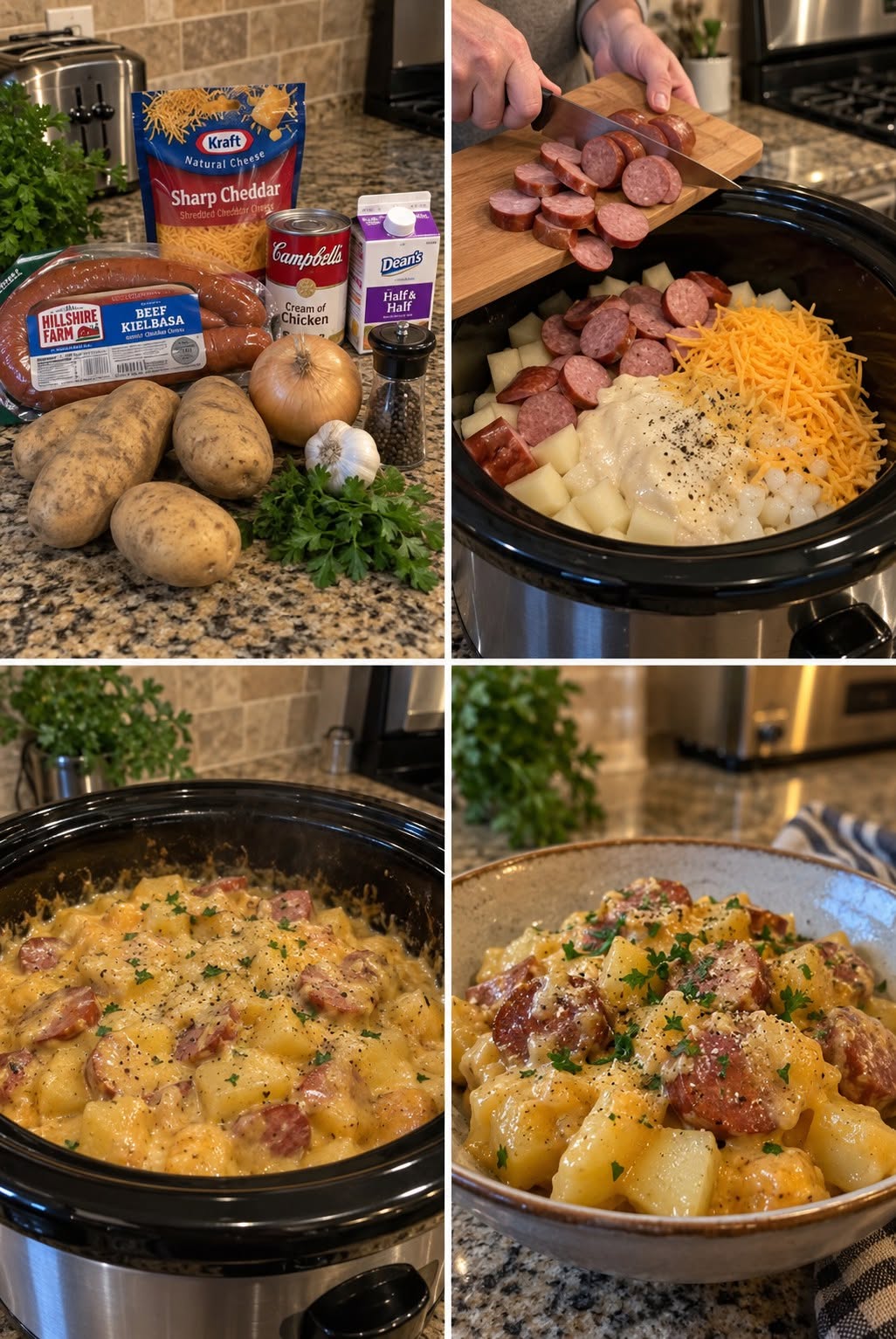Cheesy Kielbasa Potatoes.26