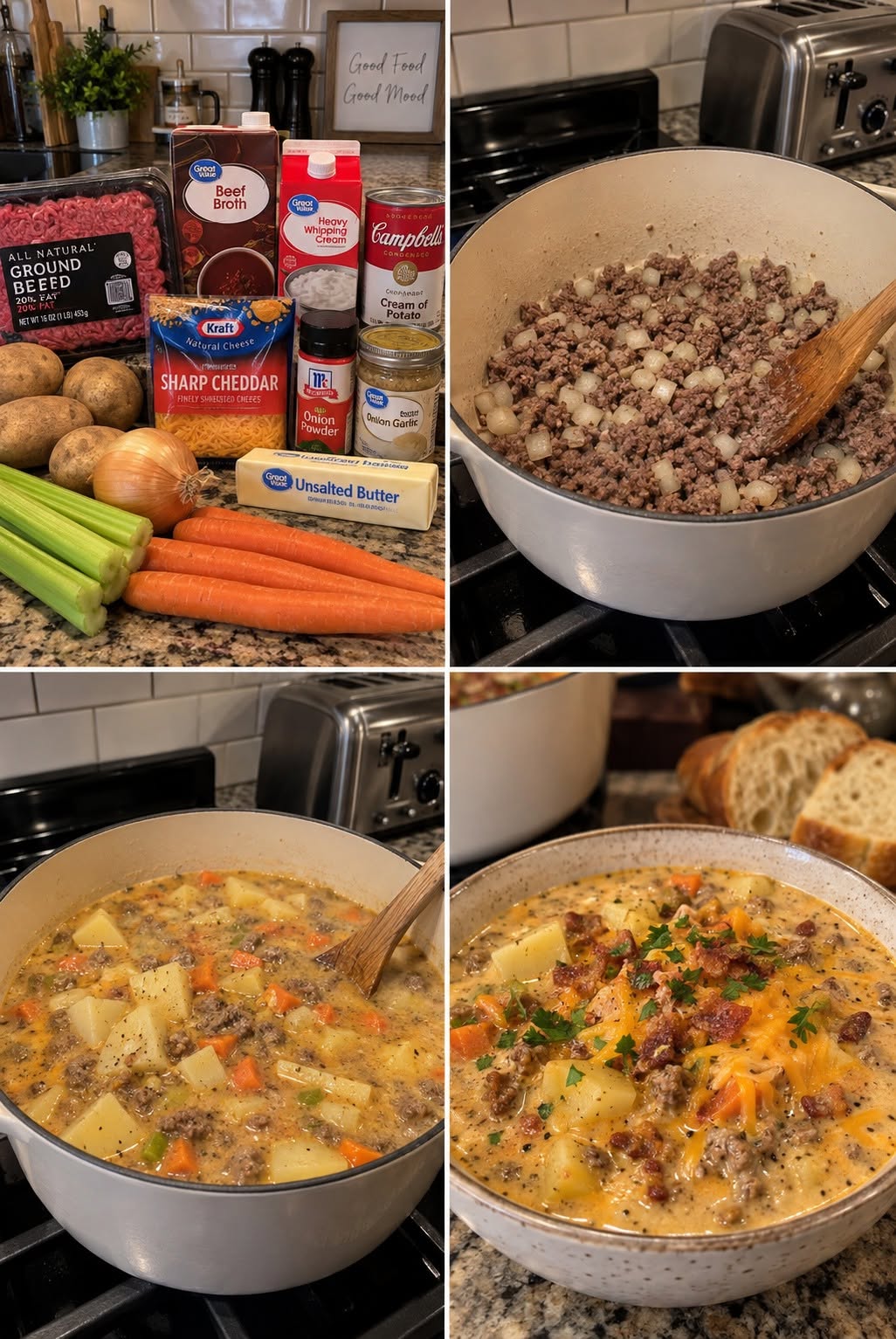 Cheeseburger Soup.26