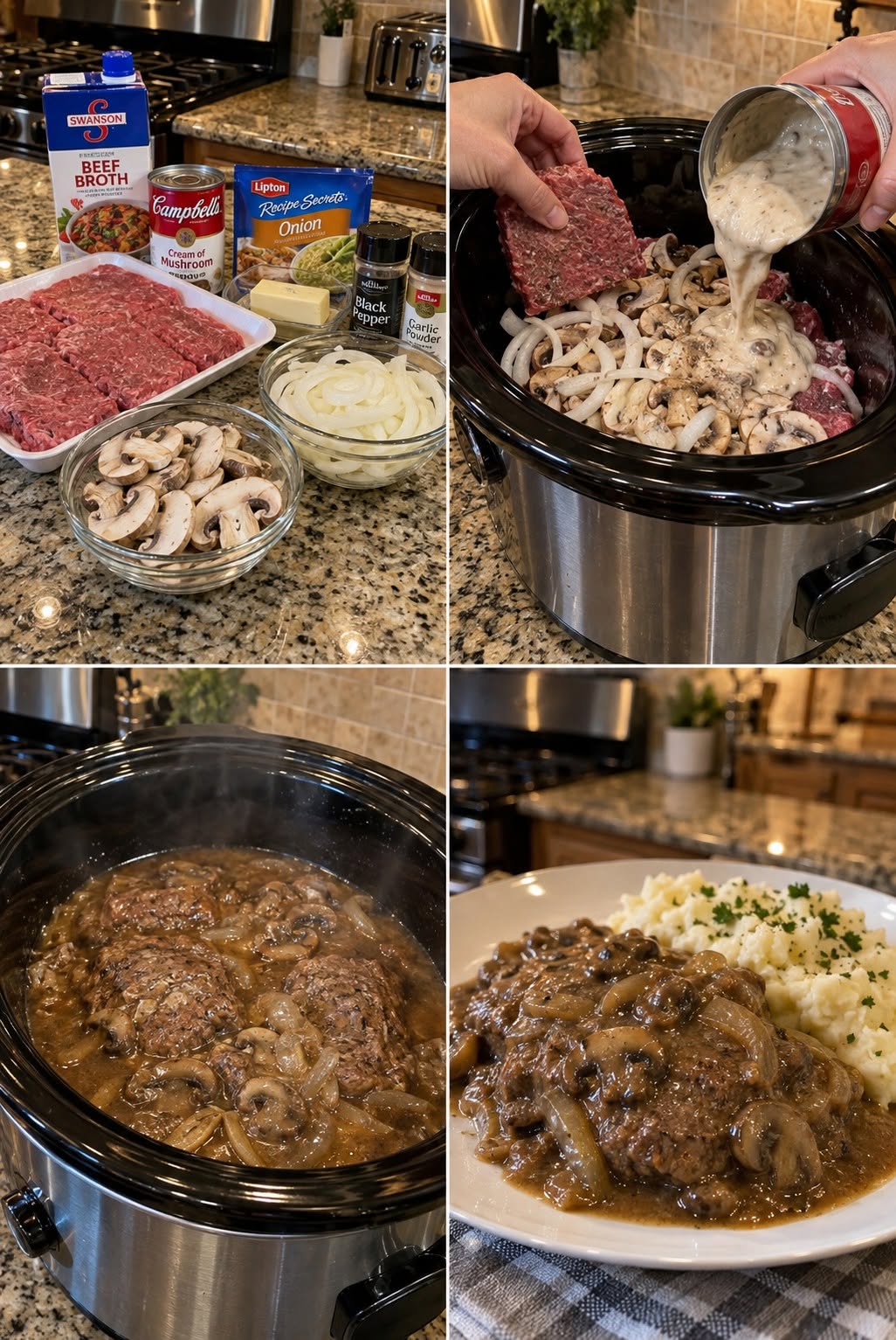 Crockpot Cube Steaks.26