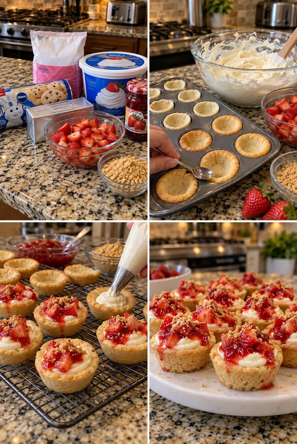 Strawberry Cookie Cups.26