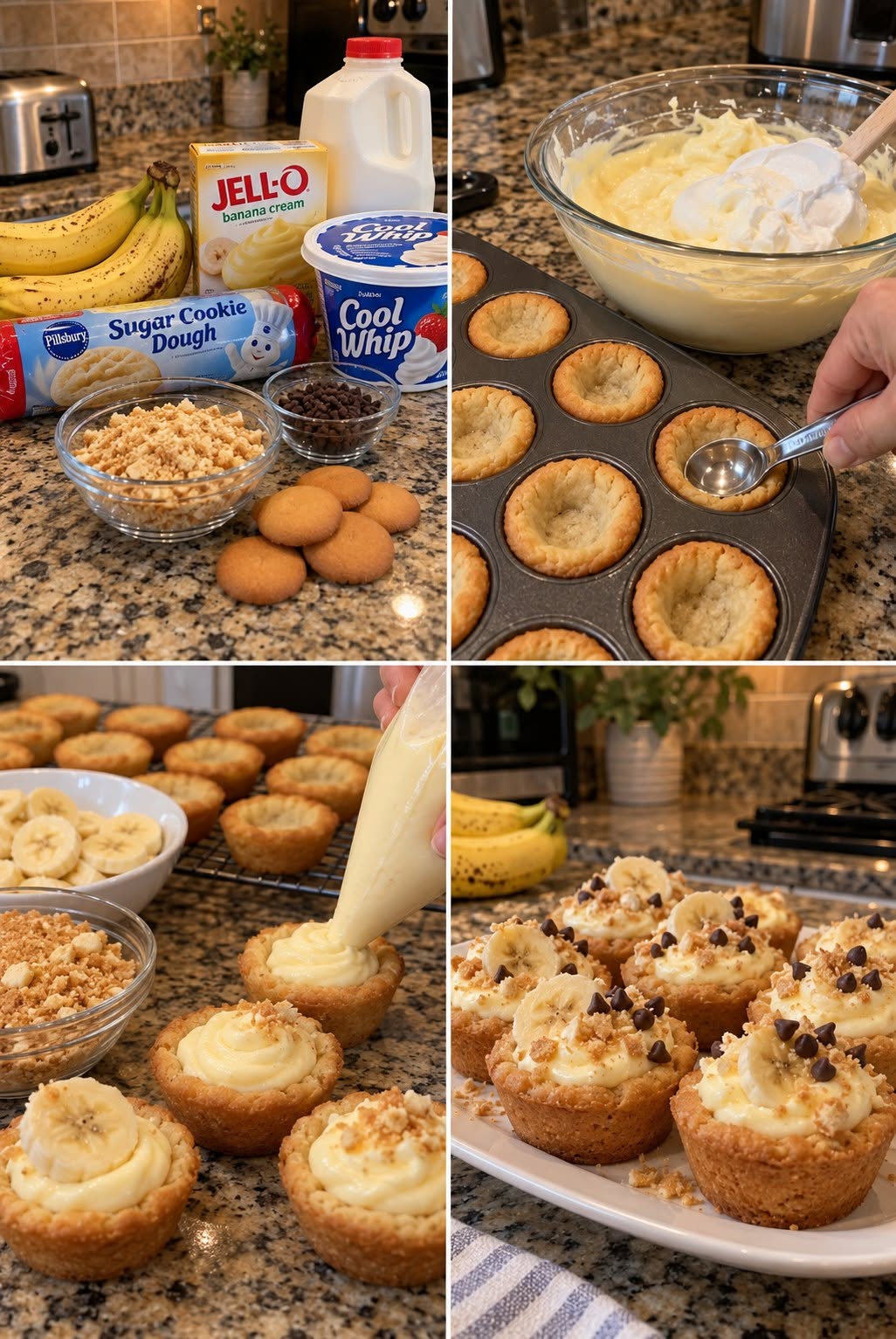 Banana Pudding Cookie Cups.26