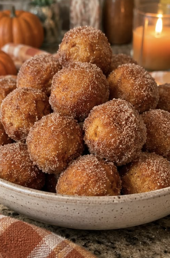 Pumpkin Donut Holes.26