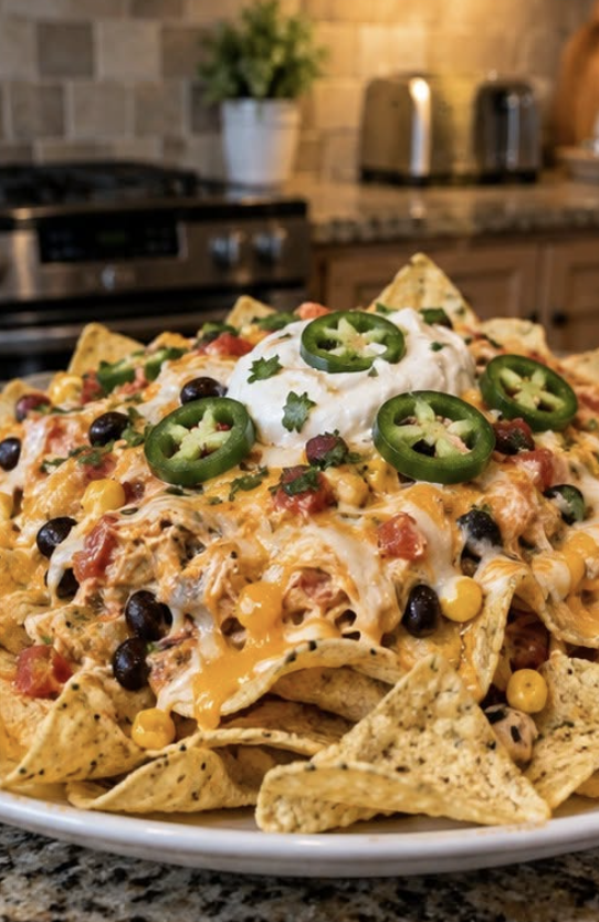 Crockpot Chicken Nachos.26