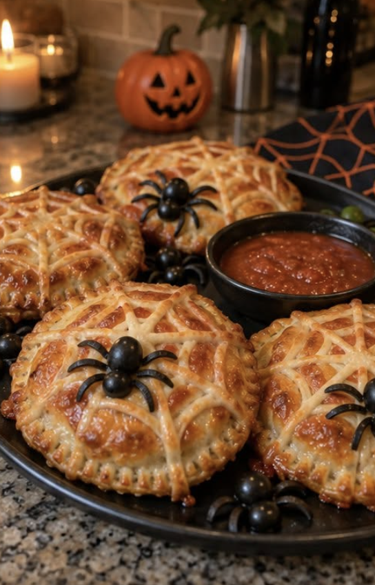 Spider Pizza Pockets.26