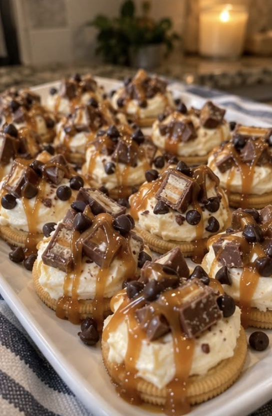 Twix Cheesecake Bites.26