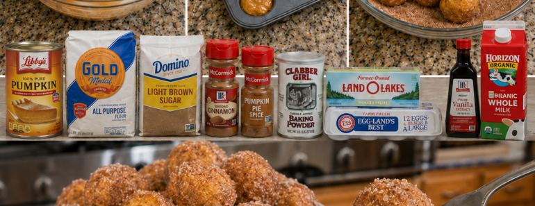 Cinnamon Sugar Pumpkin Donut Holes Cinnamon Sugar Pumpkin Donut Holes