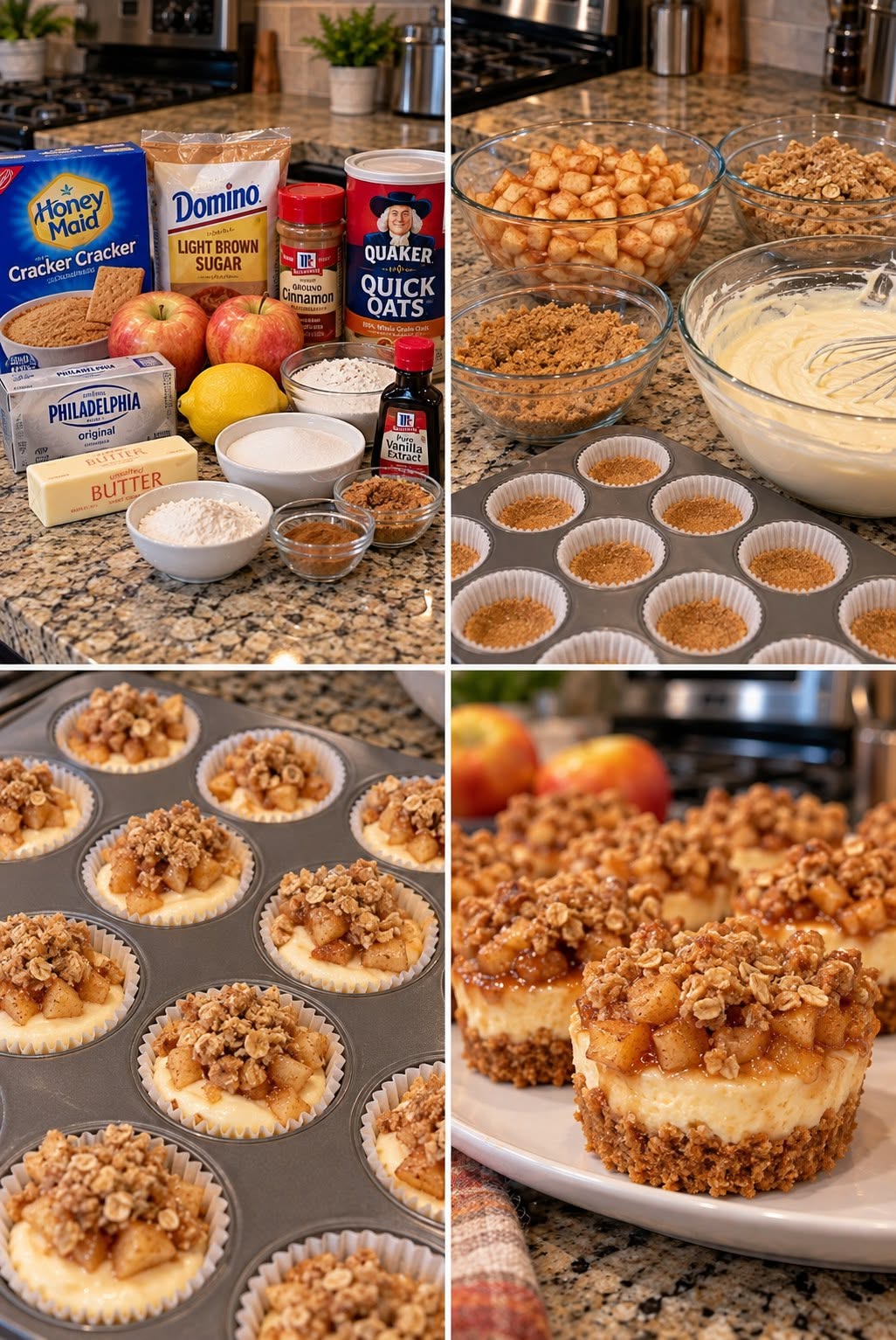 Mini Apple Cheesecakes.26