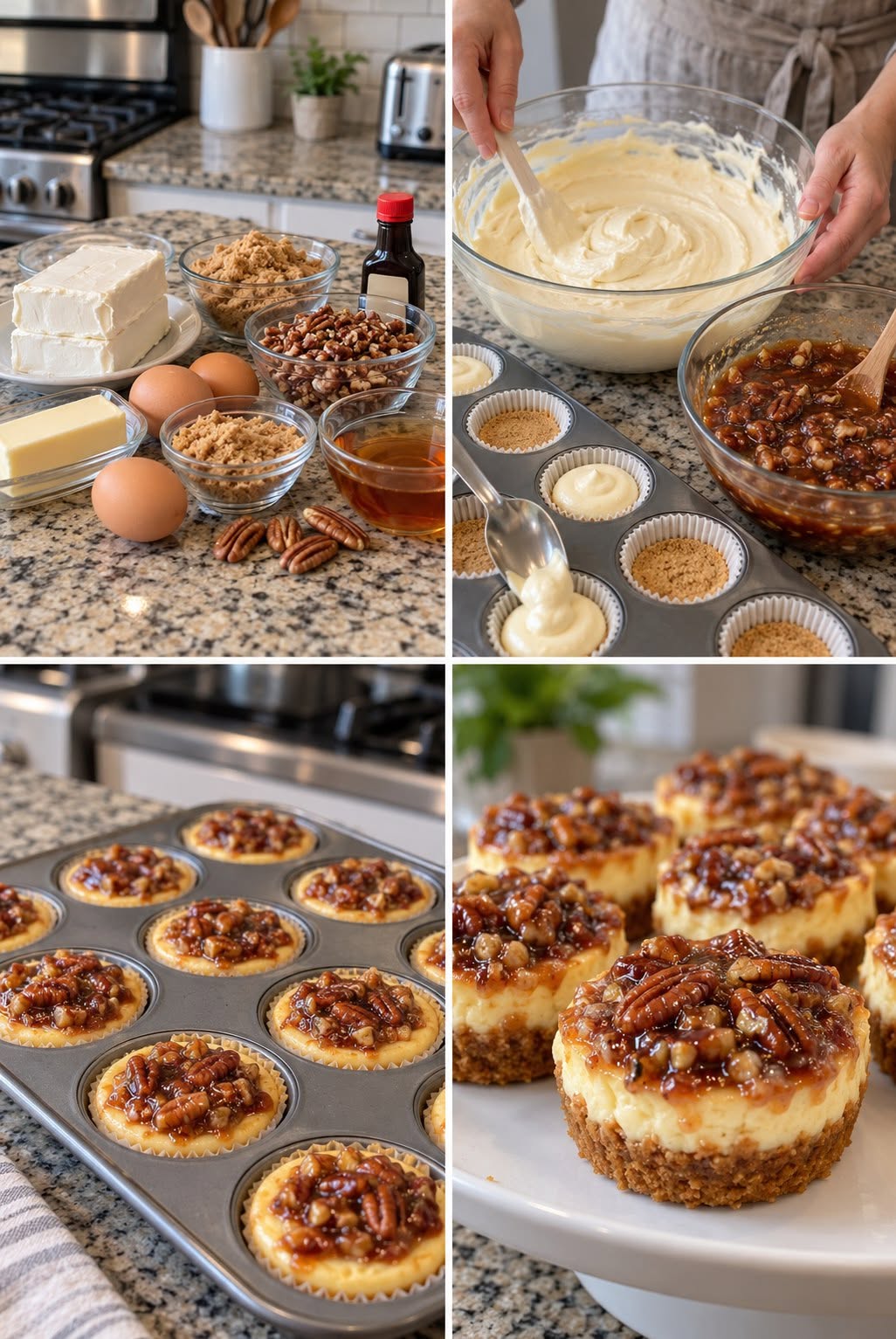 Pecan Pie Cheesecakes.26