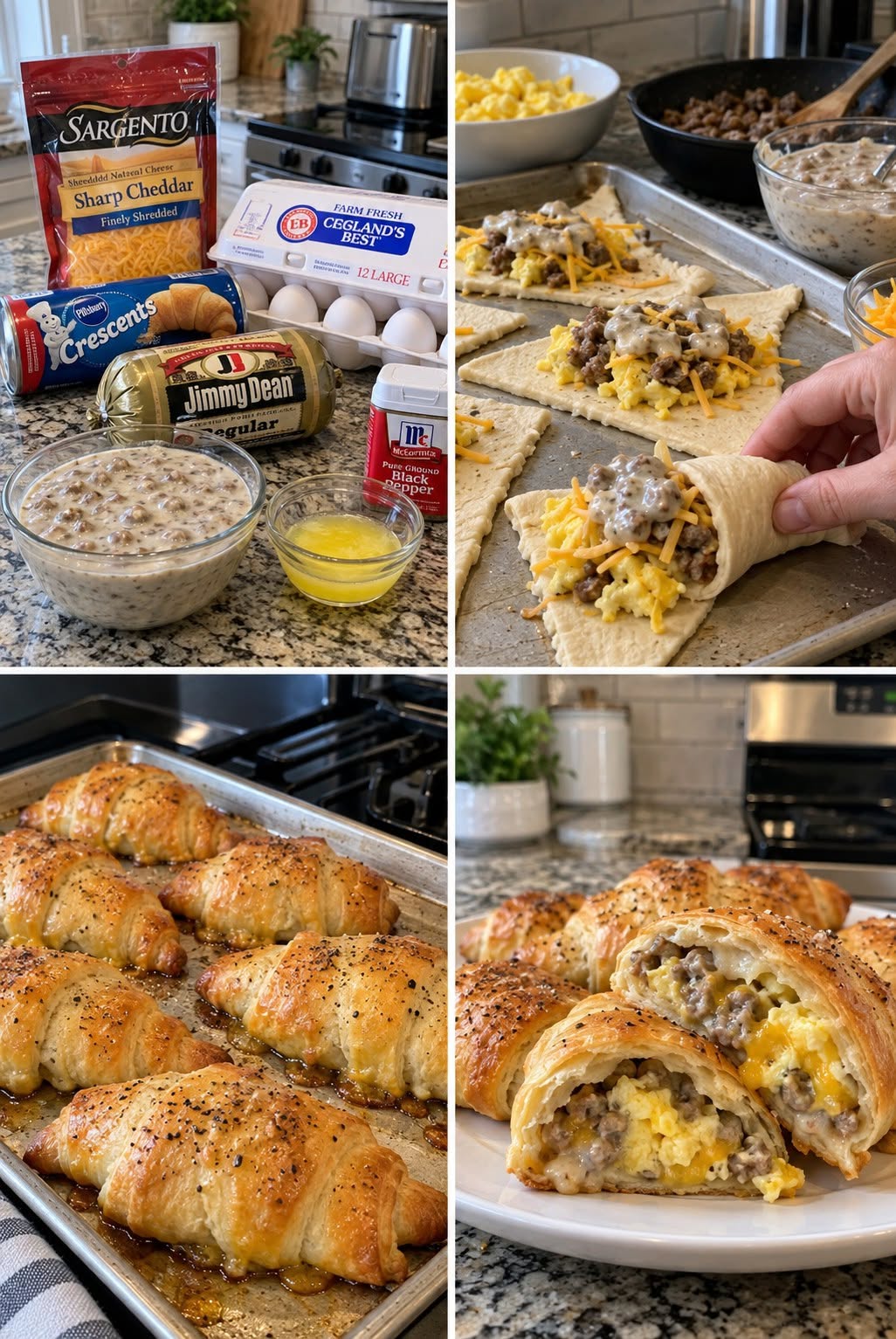 Sausage Gravy Crescent Rolls.26